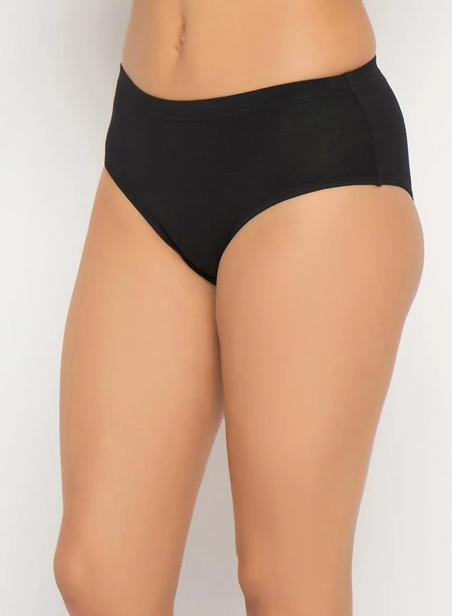 كلوفيا طقم سراويل داخلية هيبستر بخصر متوسط من 3 قطع